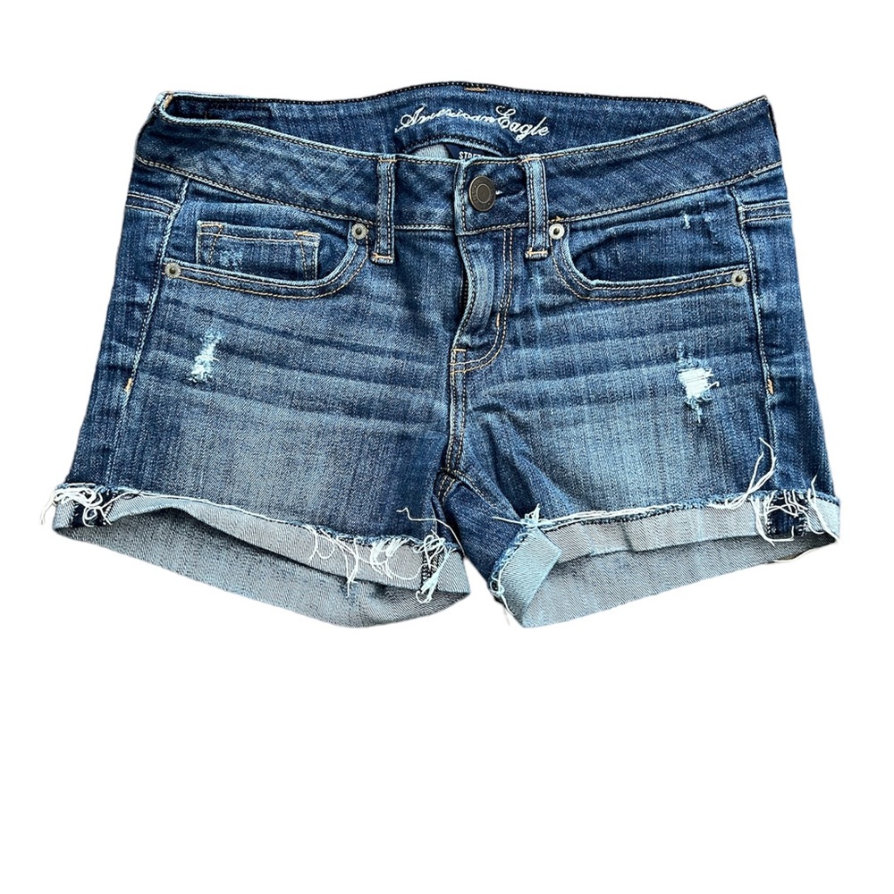 American Eagle Stretch Jean Shorts Size 4